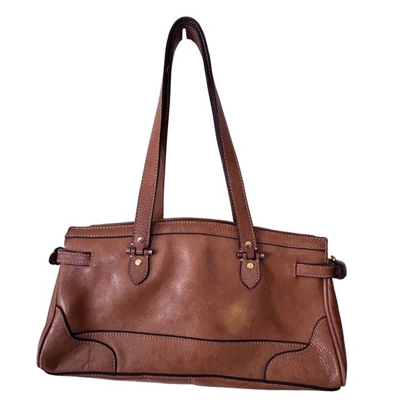 Etienne Aigner Tan Leather Handbag - Picture 2 of 13